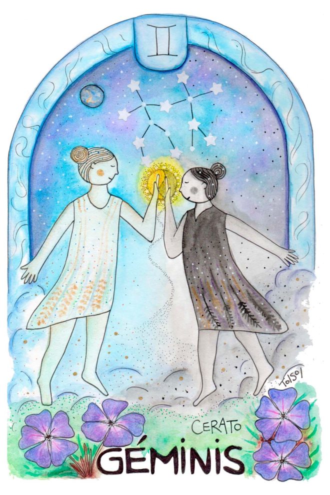 Postal Signo Géminis