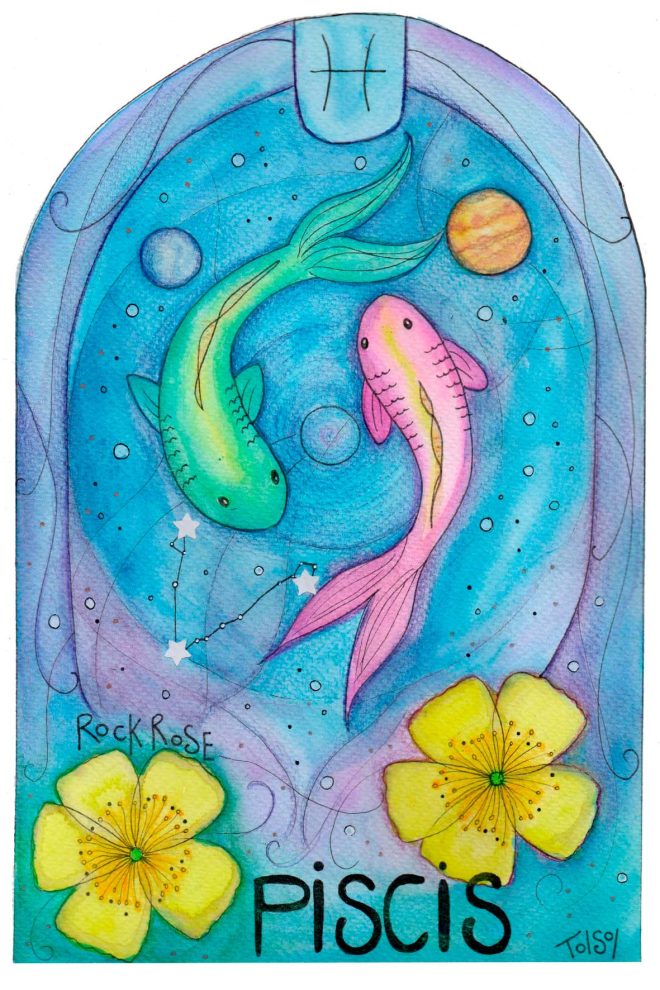 Postal Signo Piscis