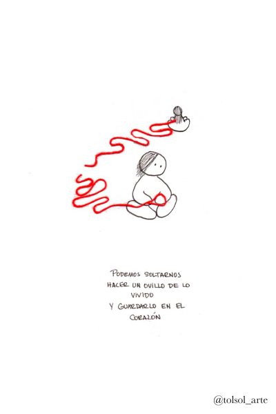 Postal humanos ovillo